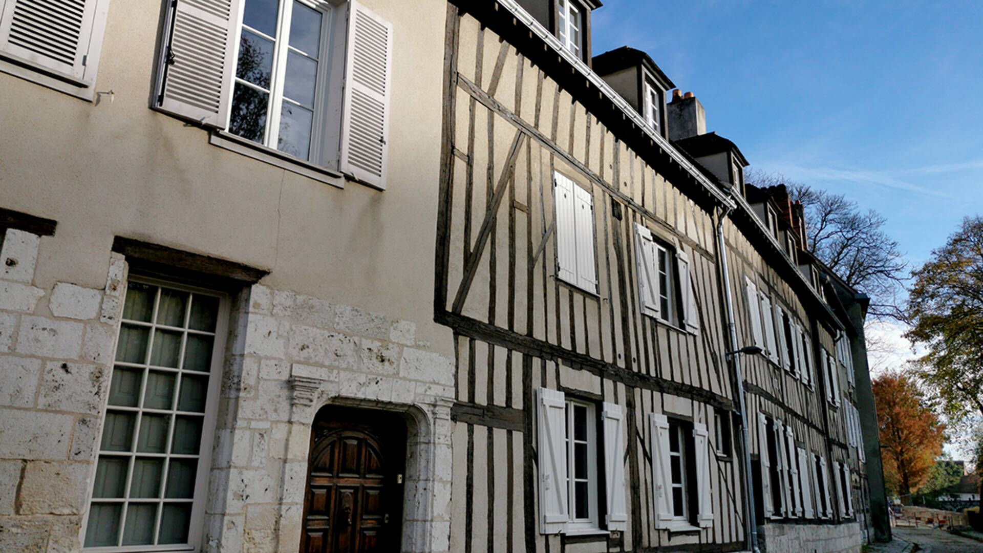 Maisons anciennes en ville basse de Chartres